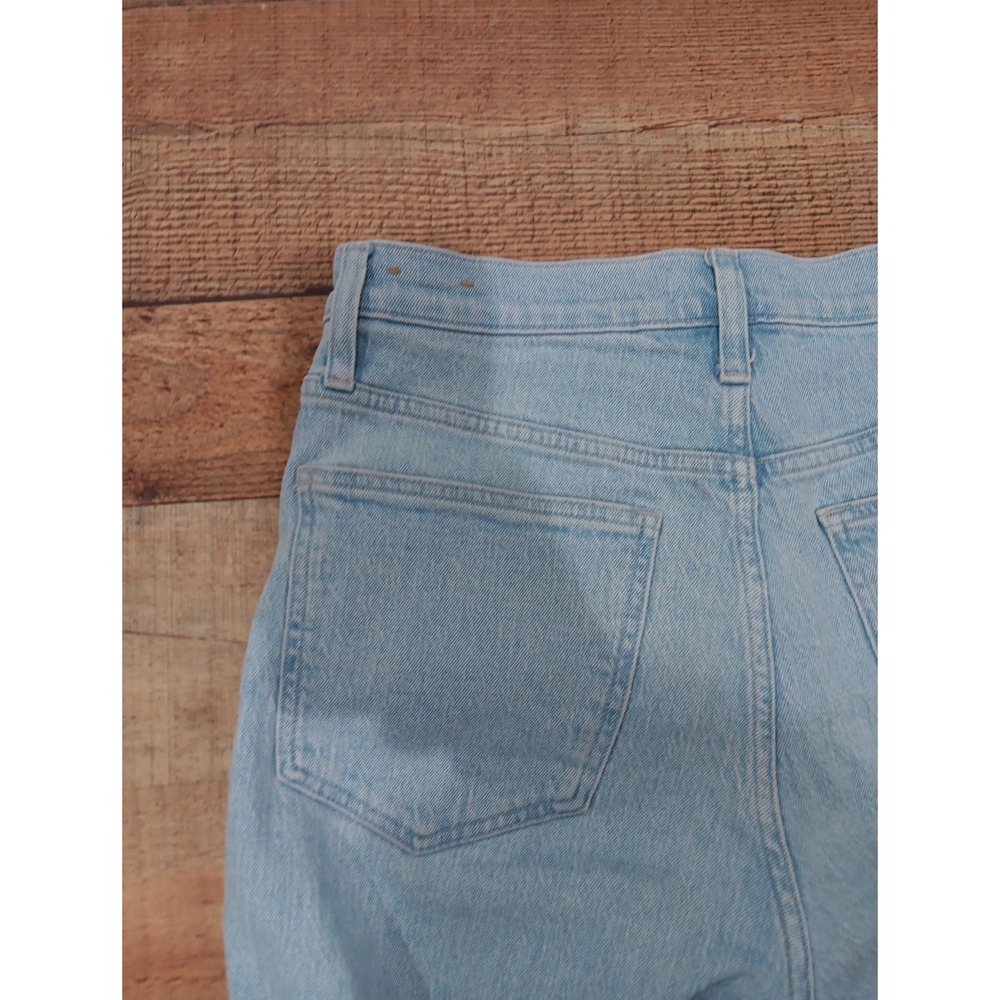 Madewell The Perfect Vintage Wide Leg Jean Womens Size 29 Blue Denim Crop 2437 - Picture 10 of 13